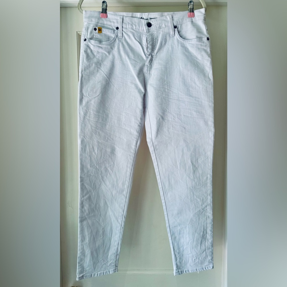 Second Yoga Jeans - Comfortable Stretch White Denim - Size 32
